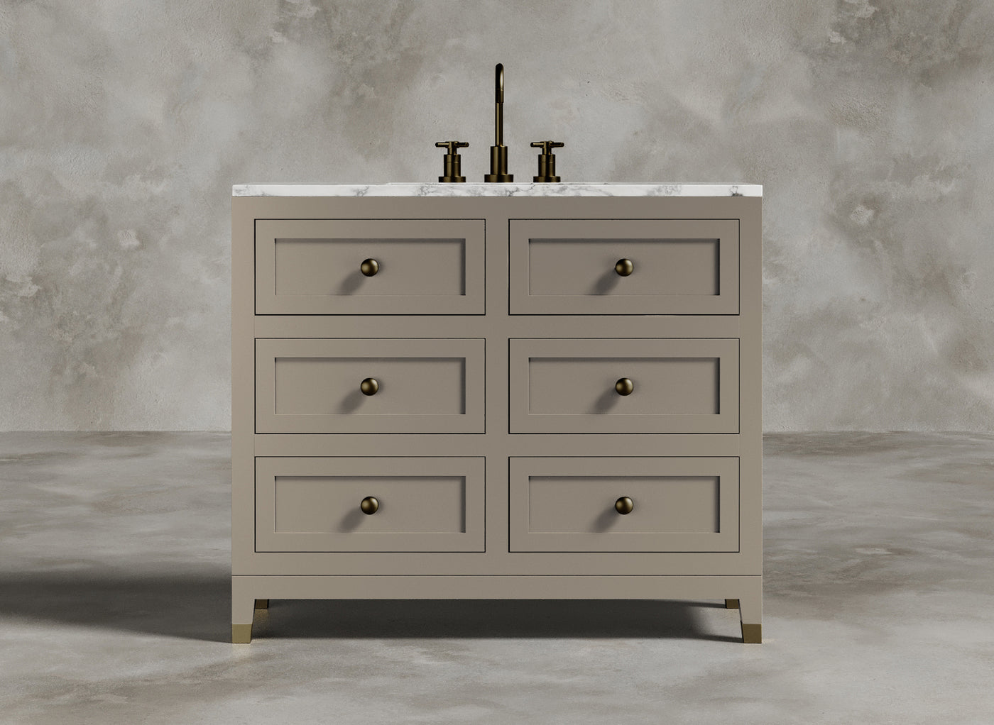 British Handmade Furniture I Bathroom Vanity I Tapestry I Beige