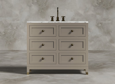 British Handmade Furniture I Bathroom Vanity I Tapestry I Beige