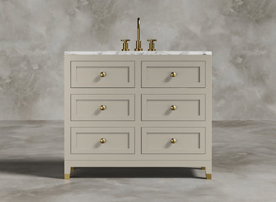 British Handmade Furniture I Bathroom Vanity I Chiffon I Warm Cream