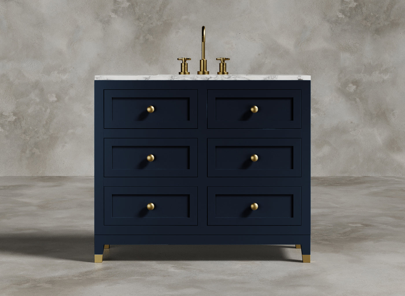 British Handmade Furniture I Bathroom Vanity I Admiral I Royal Blue