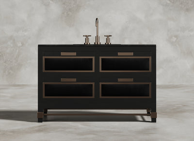 British Handmade Luxury Furniture I Bathroom I Damson I Black