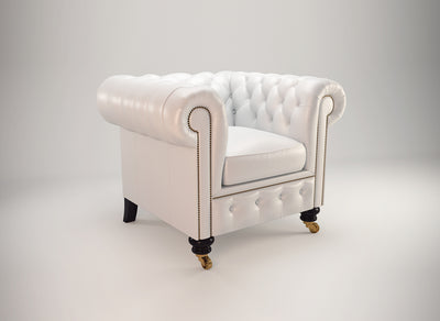 Patchwork Chesterfield Sofa I The King Albert I Real Italian Leather