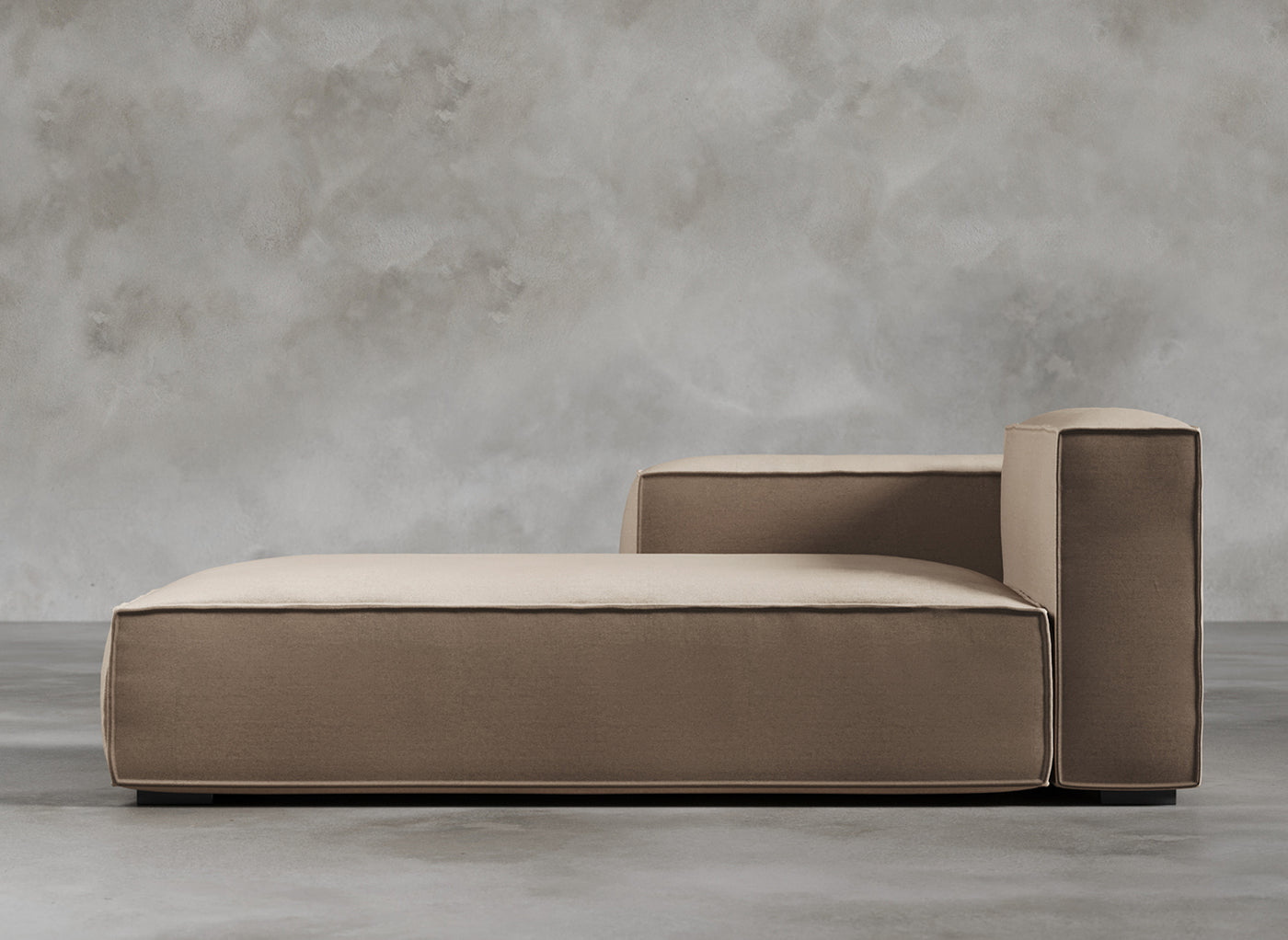 Modular Sofa I Odette I Natural Hessian I Taupe