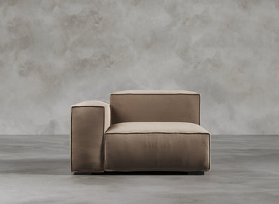 Modular Sofa I Odette I Natural Hessian I Taupe