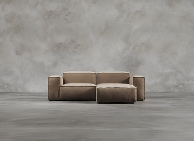 Modular Sofa I Odette I Natural Hessian I Taupe