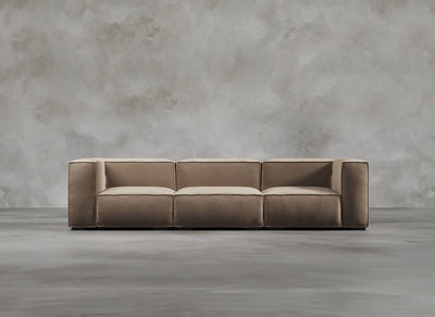 Modular Sofa High I Odette I Natural Hessian I Taupe