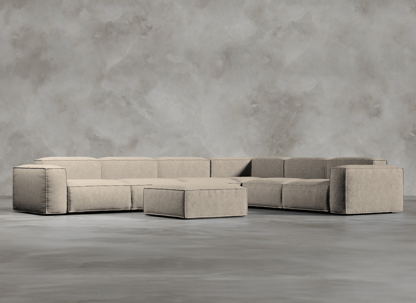 Modular Sofa I Davenport I Muslin I Beige