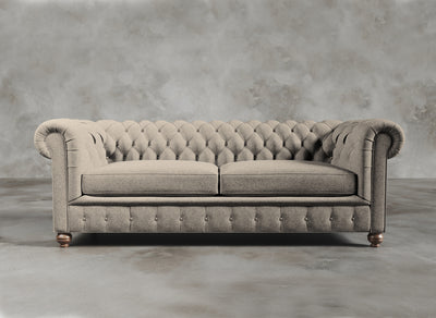 Chesterfield Sofa I Davenport I Muslin I Beige