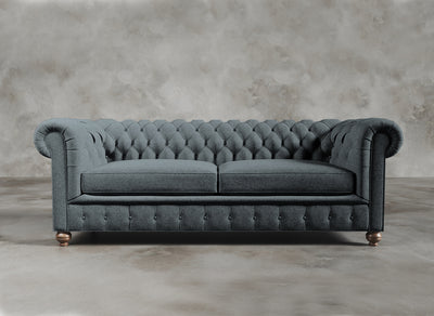 Chesterfield Sofa I Davenport I Anchor I Medium Grey