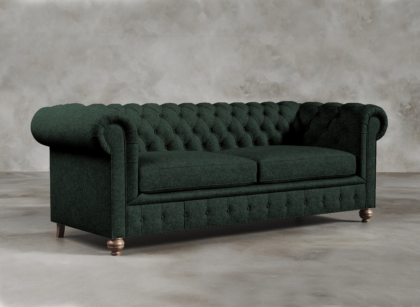 Chesterfield Sofa I Kensington I Phthaio I Dark Green