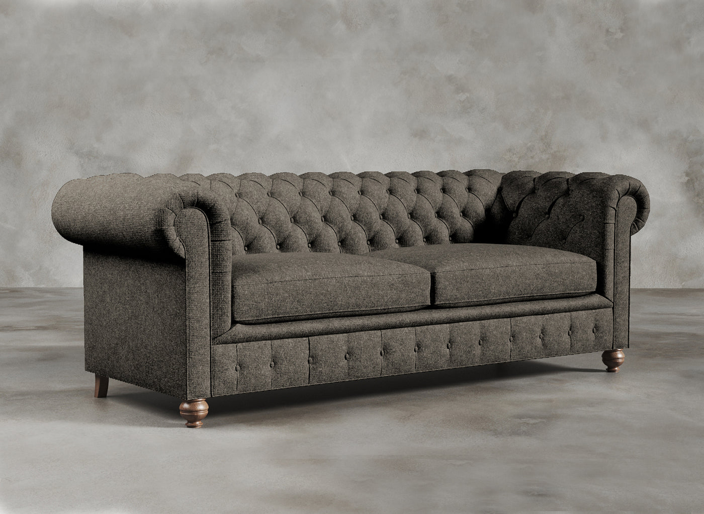 Chesterfield Sofa I Kensington I Russet I Medium Warm Brown