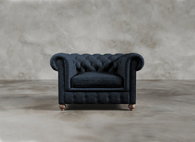 Chesterfield Sofa I Kensington I Azure I Dark Blue