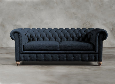 Chesterfield Sofa I Kensington I Azure I Dark Blue