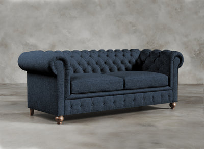 Chesterfield Sofa I Kensington I Azure I Dark Blue