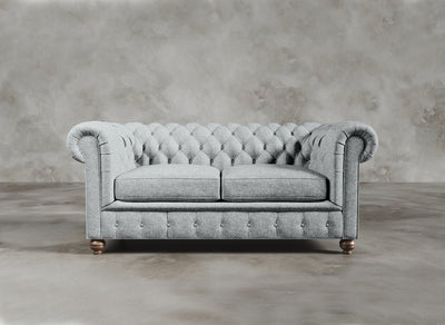 Chesterfield Sofa I Kensington I Chromium I Silver