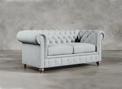 Chesterfield Sofa I Kensington I Chromium I Silver