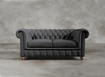 Chesterfield Sofa I Kensington I Platinum I Dark Grey