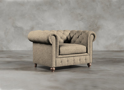 Chesterfield Sofa I Kensington I Ivoire I Light Brown