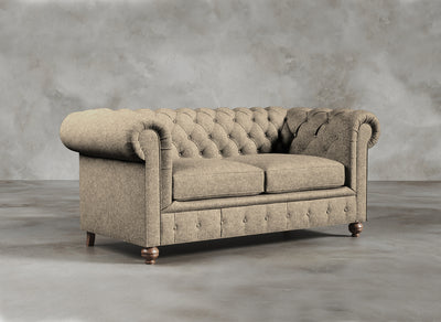 Chesterfield Sofa I Kensington I Ivoire I Light Brown