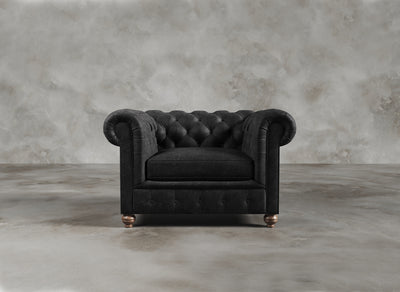 Chesterfield Sofa I Belgravia I Obsidian I Black