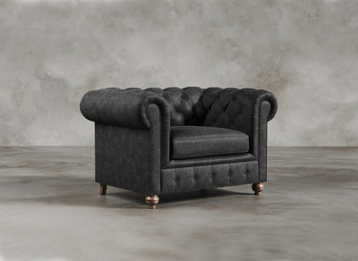 Chesterfield Sofa I Belgravia I Obsidian I Black