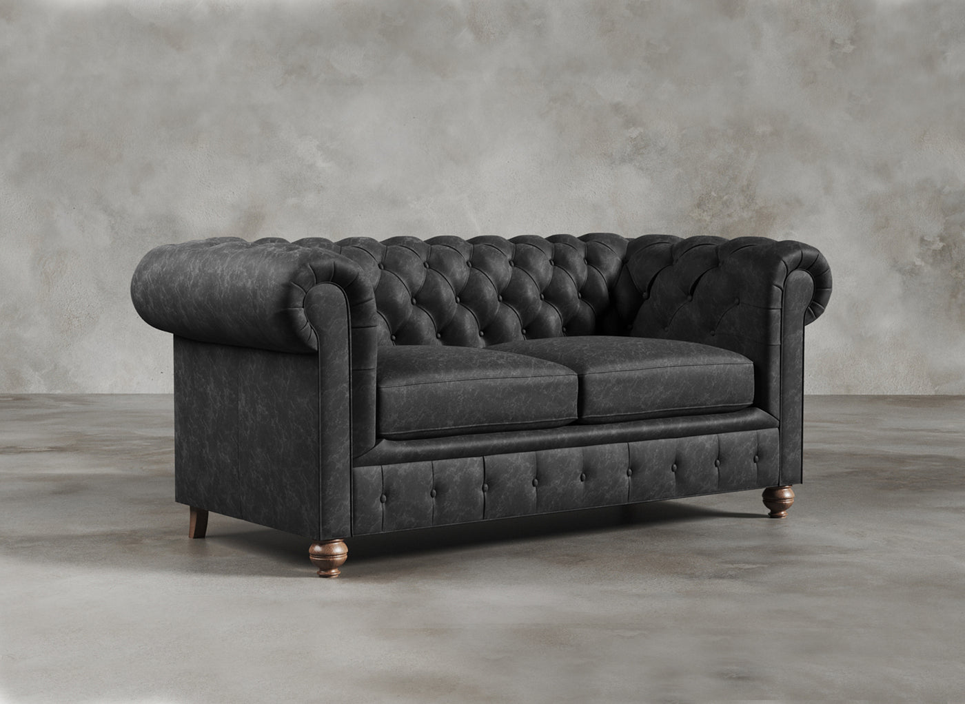 Chesterfield Sofa I Belgravia I Obsidian I Black
