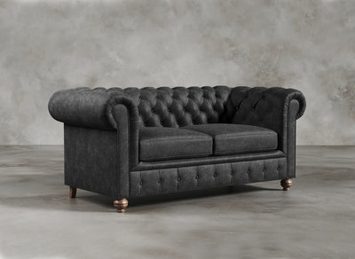 Chesterfield Sofa I Belgravia I Obsidian I Black