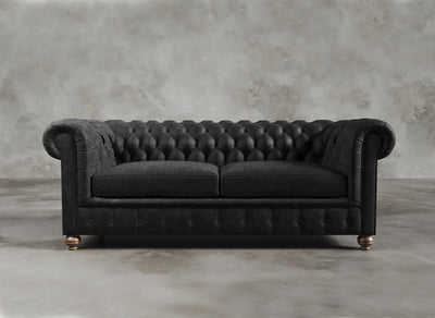 Chesterfield Sofa I Belgravia I Obsidian I Black