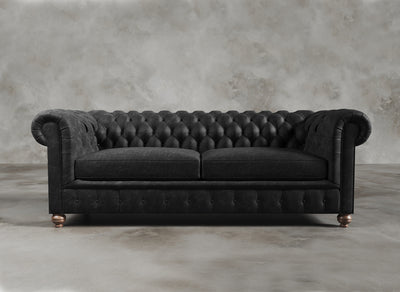 Chesterfield Sofa I Belgravia I Obsidian I Black