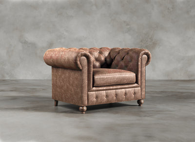 Chesterfield Sofa I Belgravia I Sepia I Warm Brown