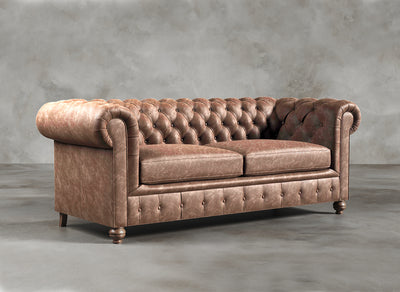Chesterfield Sofa I Belgravia I Sepia I Warm Brown