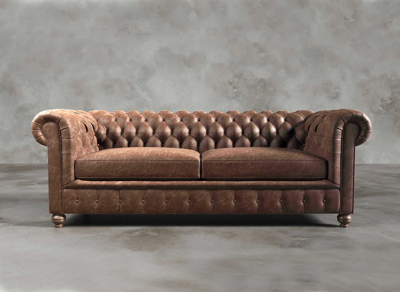 Chesterfield Sofa I Belgravia I Sepia I Warm Brown