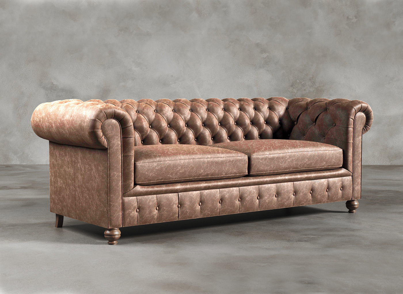 Chesterfield Sofa I Belgravia I Sepia I Warm Brown