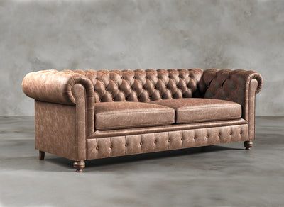 Chesterfield Sofa I Belgravia I Sepia I Warm Brown
