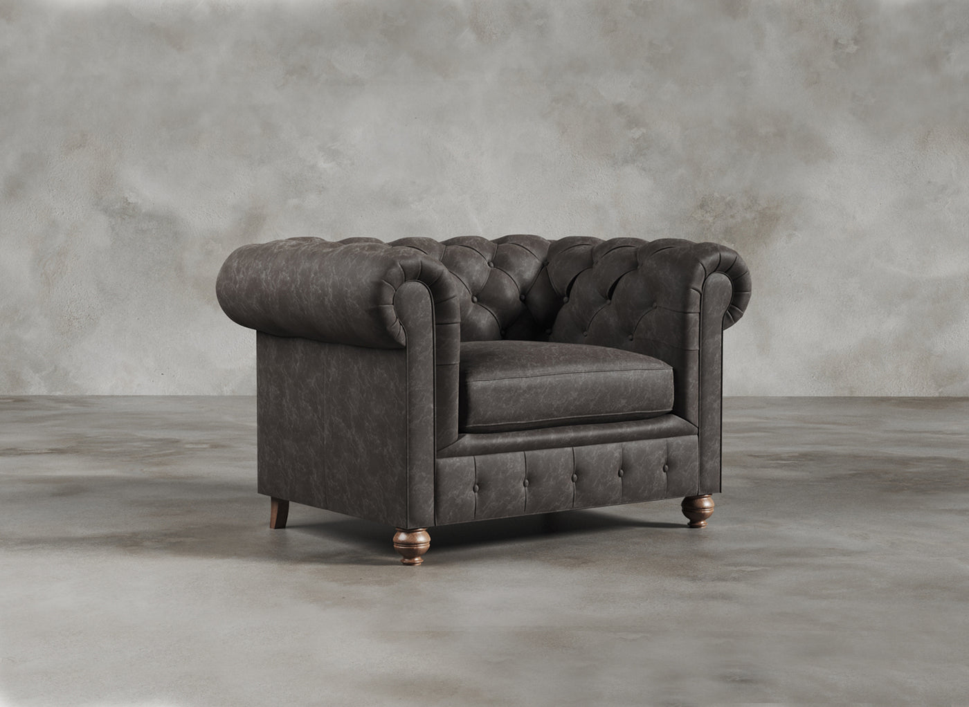 Chesterfield Sofa I Belgravia I Carob I Dark Grey/Brown