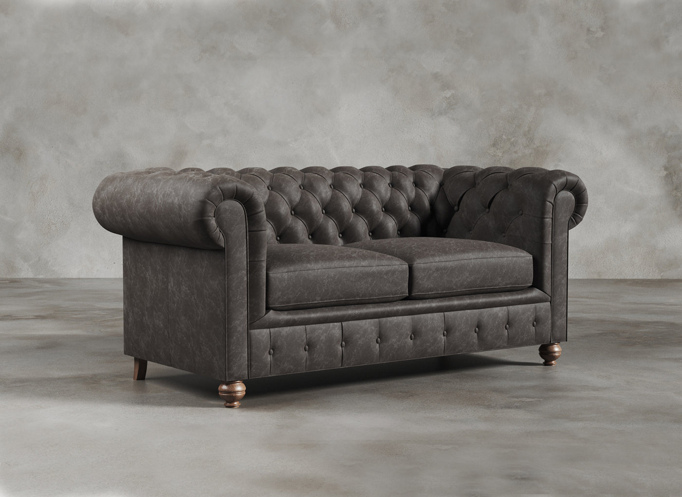 Chesterfield Sofa I Belgravia I Carob I Dark Grey/Brown
