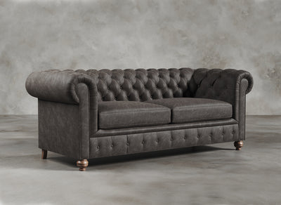 Chesterfield Sofa I Belgravia I Carob I Dark Grey/Brown
