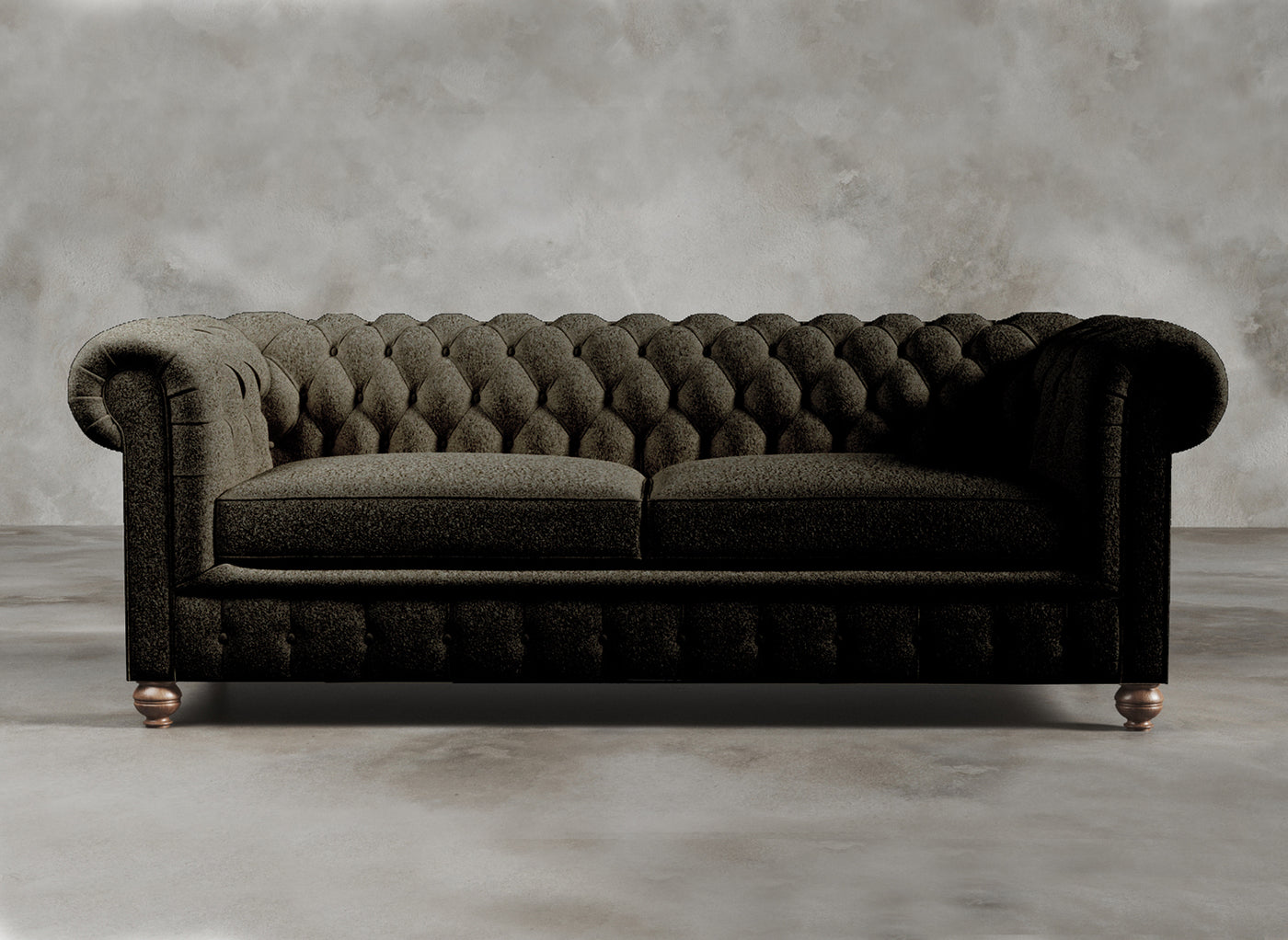 Chesterfield Sofa I Dalston I Onyx I Black