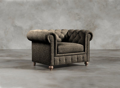 Chesterfield Sofa I Dalston I Ashen I Dark Grey