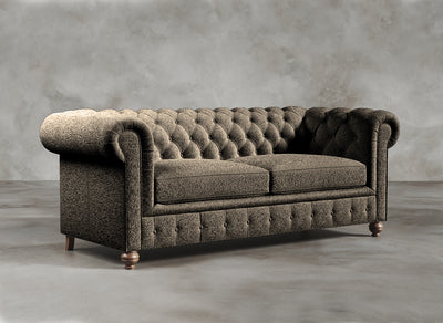 Chesterfield Sofa I Dalston I Ashen I Dark Grey