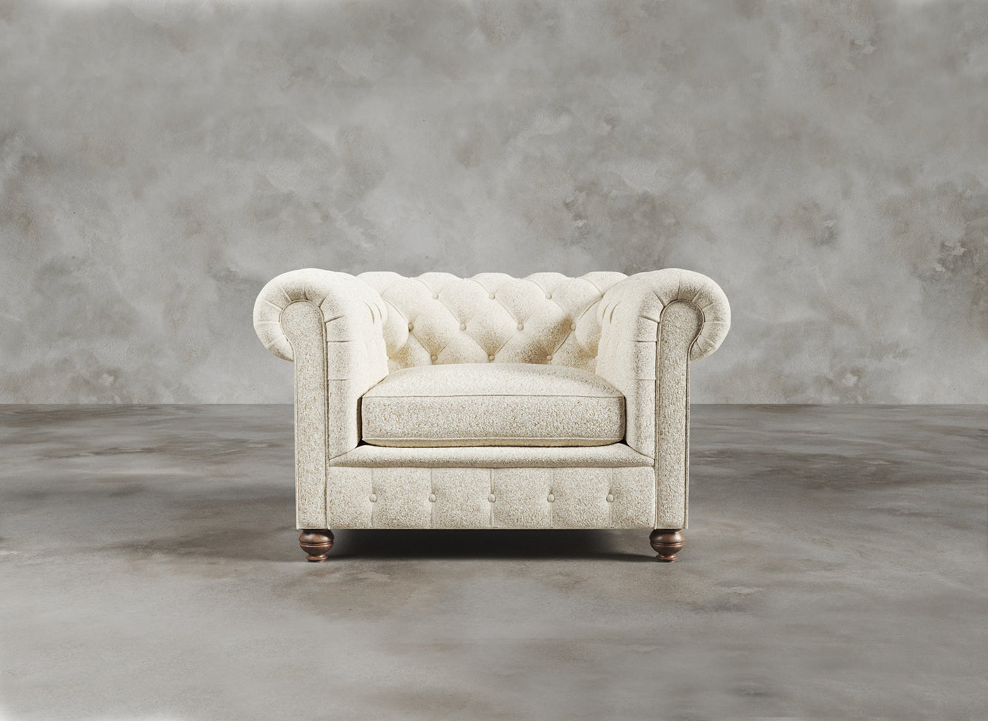 Chesterfield Sofa I Dalston I Gardenia I Cream