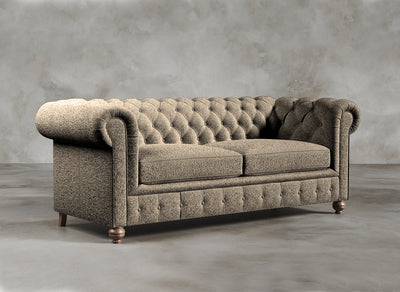 Chesterfield Sofa I Dalston I Sepia I Light Brown