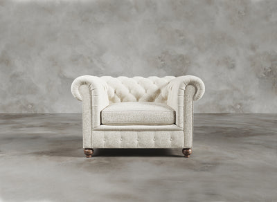 Chesterfield Sofa I Dalston I Lunar I White