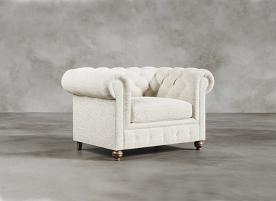 Chesterfield Sofa I Dalston I Lunar I White