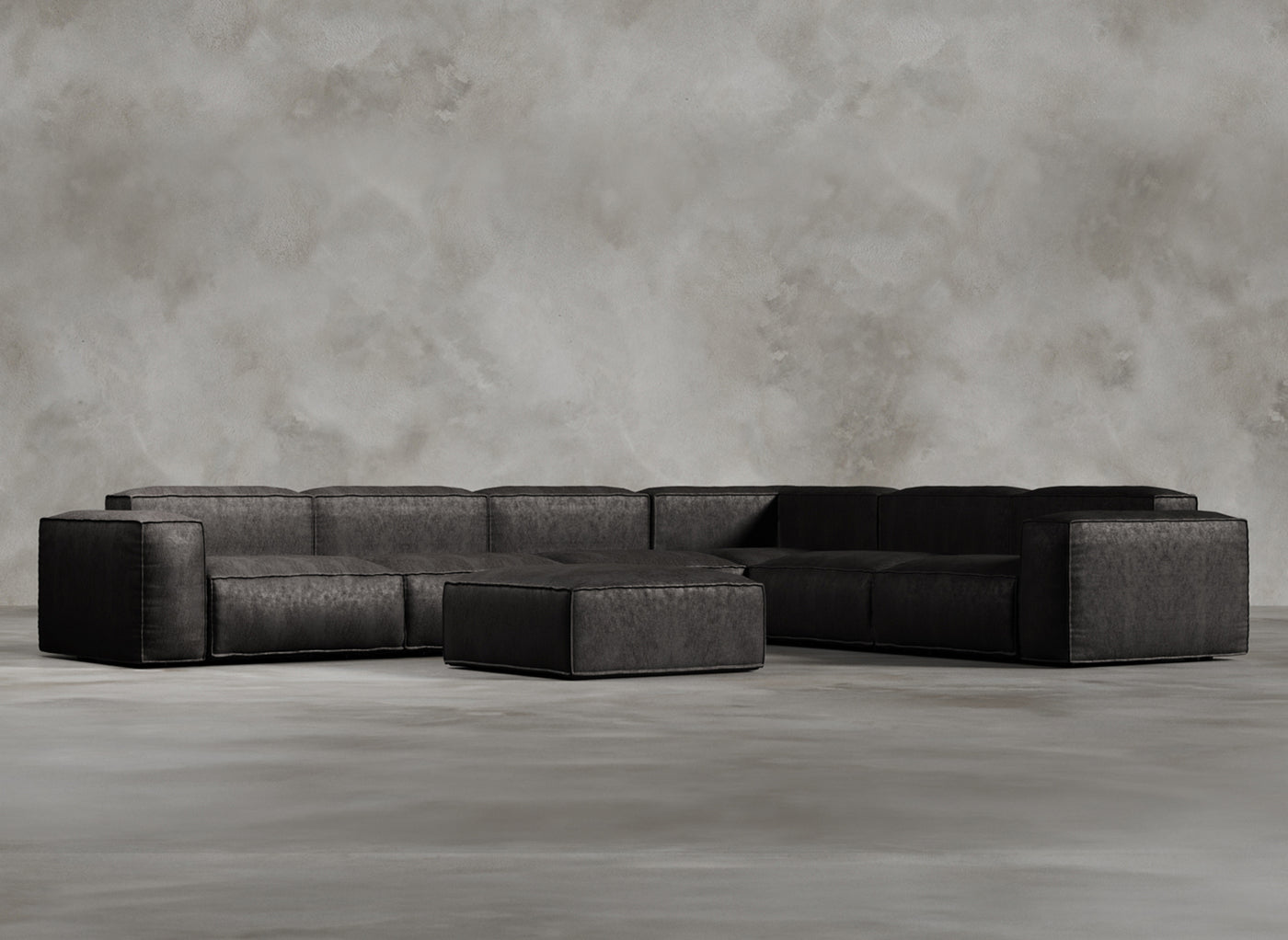 Modular Sofa I Belvedere I Umber I Dark Brown