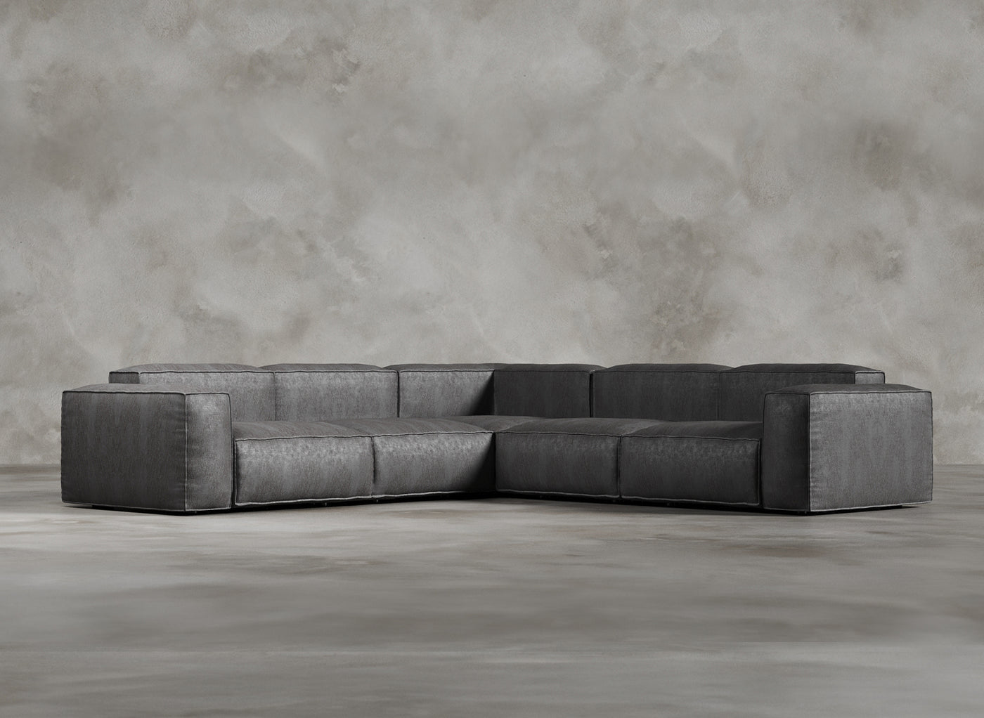 Modular Sofa I Belvedere I Sterling I Medium Grey