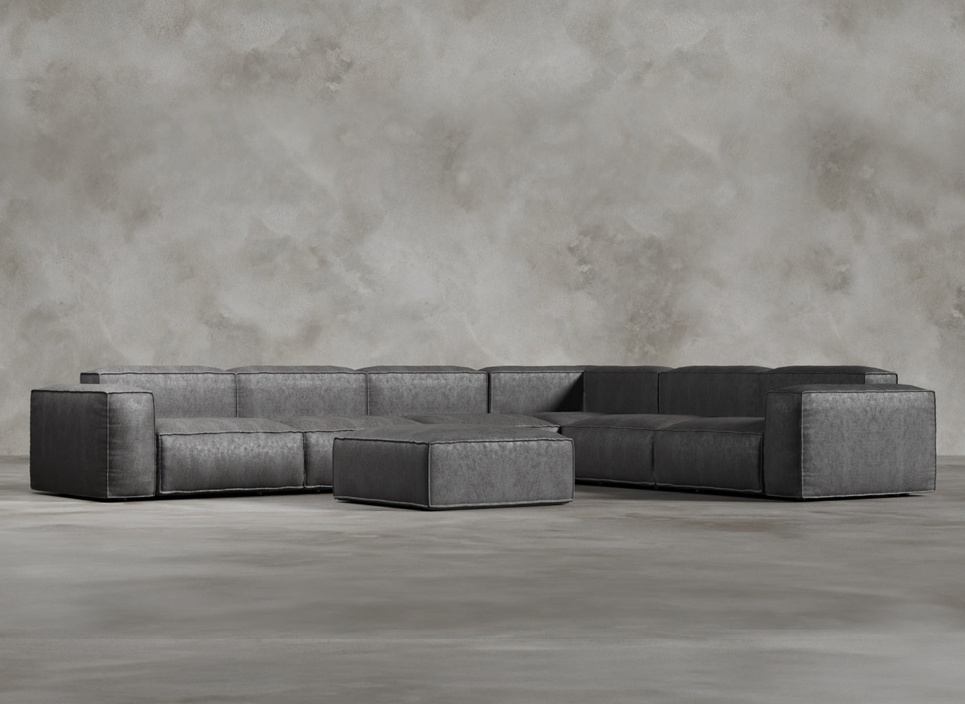 Modular Sofa I Belvedere I Sterling I Medium Grey