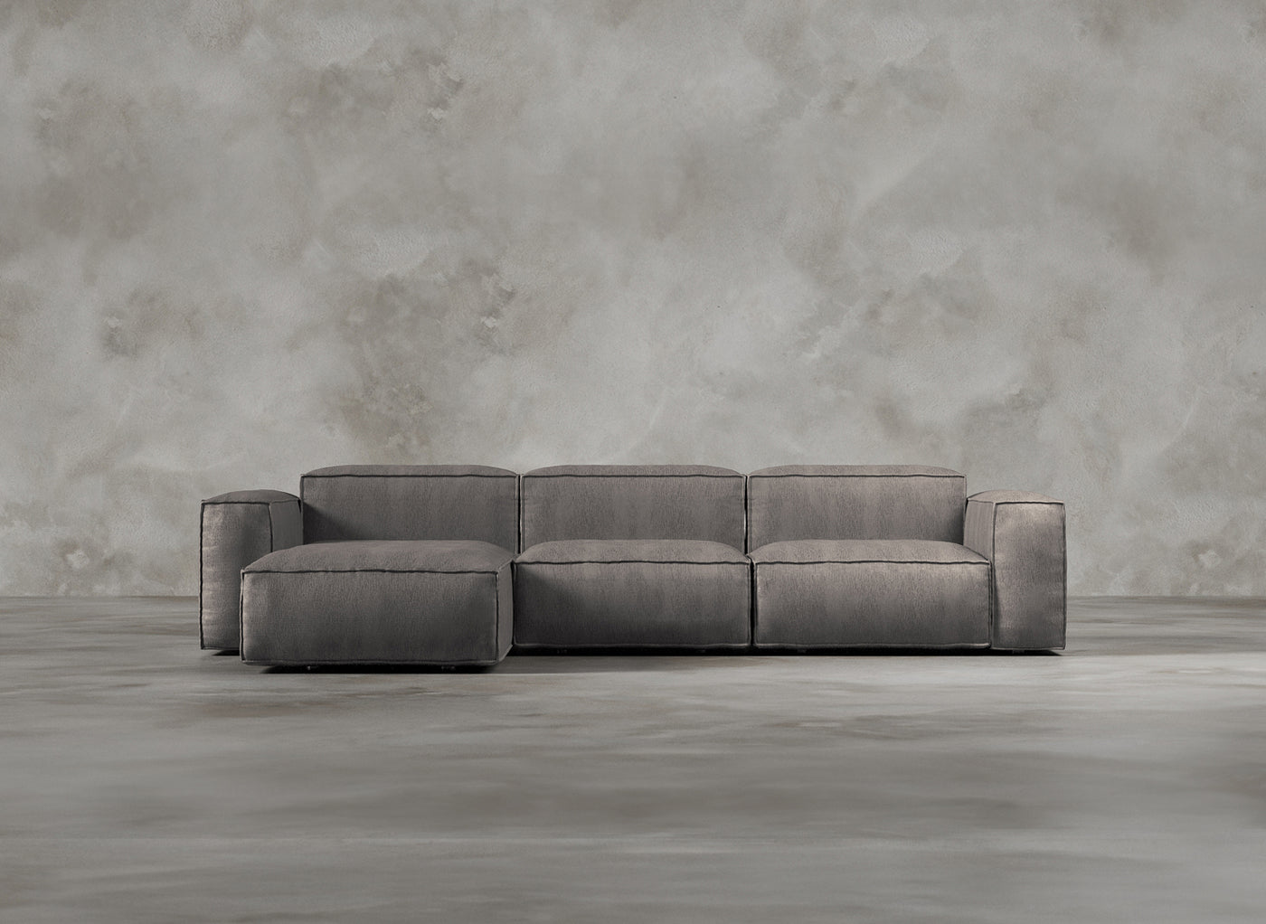 Modular Sofa I Belvedere I Porpoise I Warm Grey