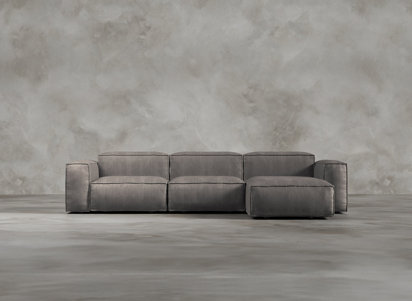 Modular Sofa I Belvedere I Porpoise I Warm Grey