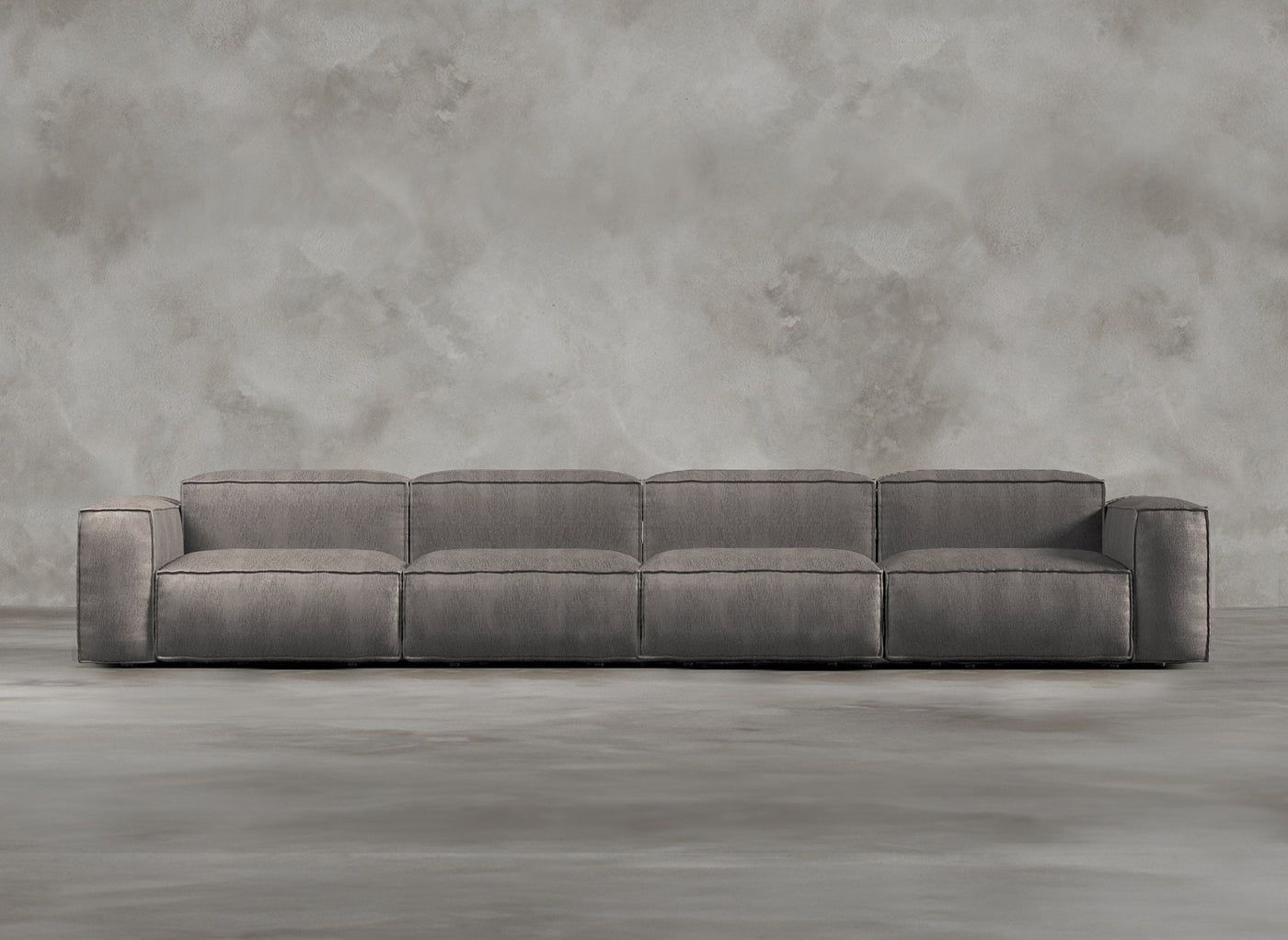 Modular Sofa I Belvedere I Porpoise I Warm Grey